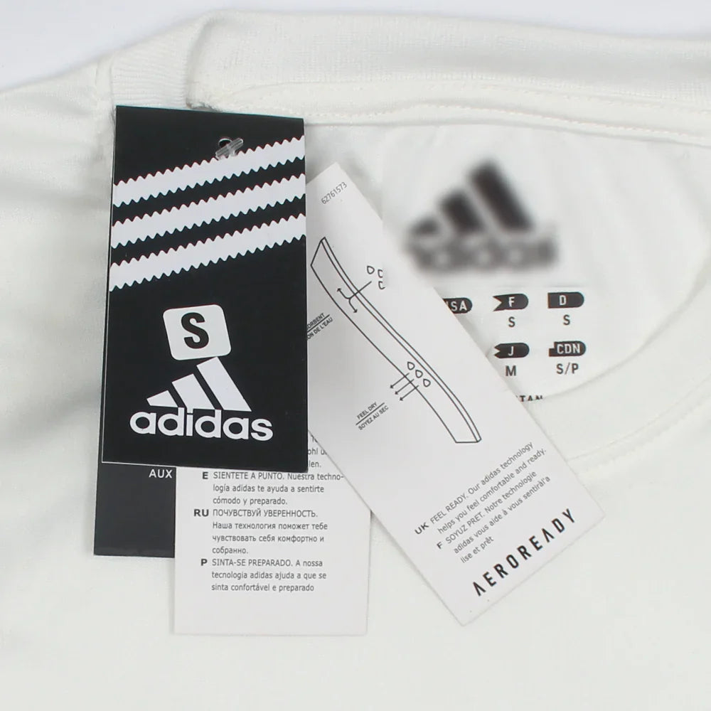 ADDAS PREMIUM DRYFIT TIRO T SHIRT (WHITE)