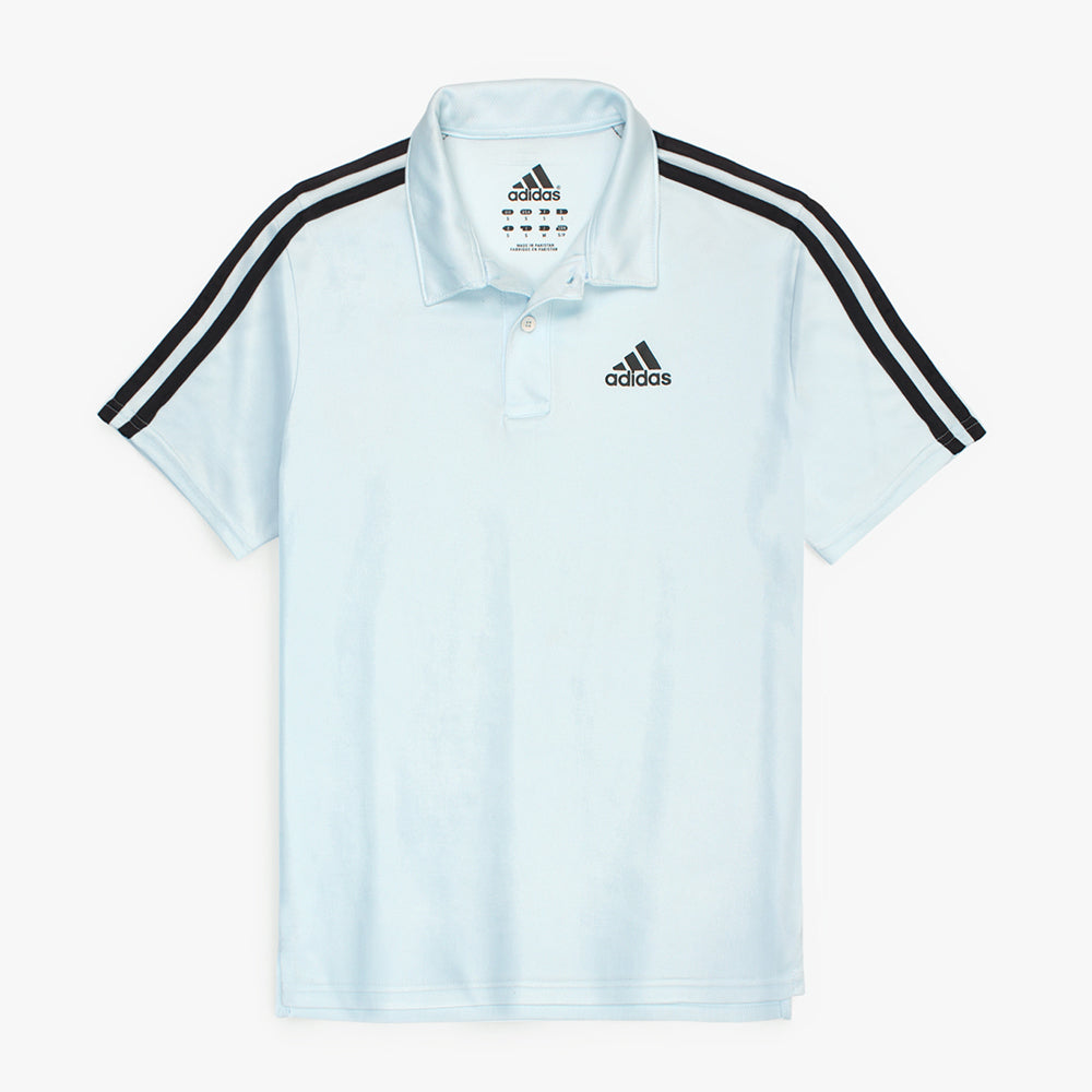 ADDAS PREMIUM MESH DRI-FIT 3 STRIPE TRACKSUIT (SKY BLUE)