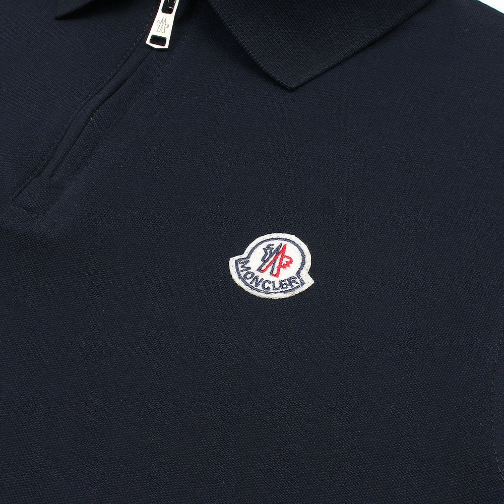 MNCLR Premium Zip Up Polo shirt (Navy Blue)