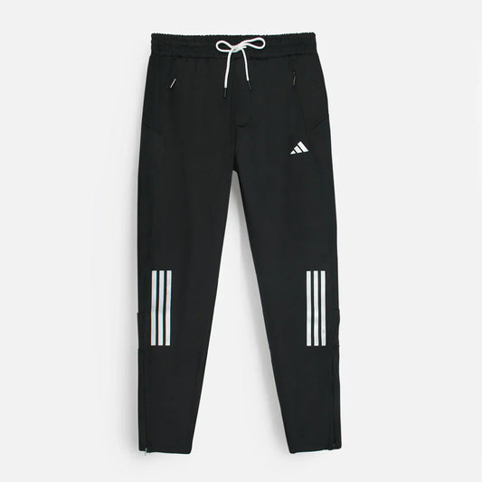 ADDAS PREMIUM MEN'S DRI FIT REFLECTIVE TROUSER (BLACK)