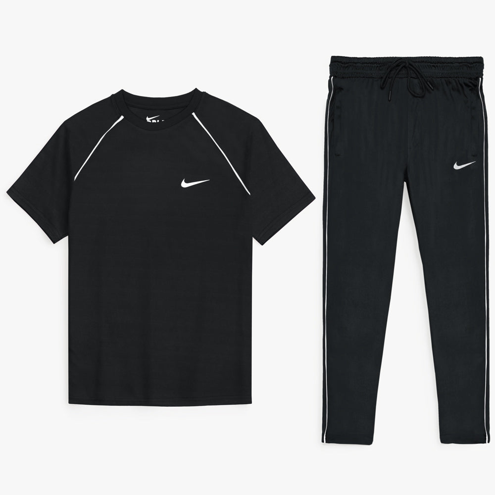 NKE Premium Dri-Fit Tracksuit N1 (Black)