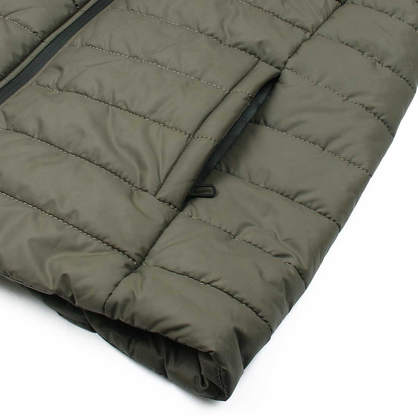 RL premium Small Pony Puffer Jacket (Olive Green)