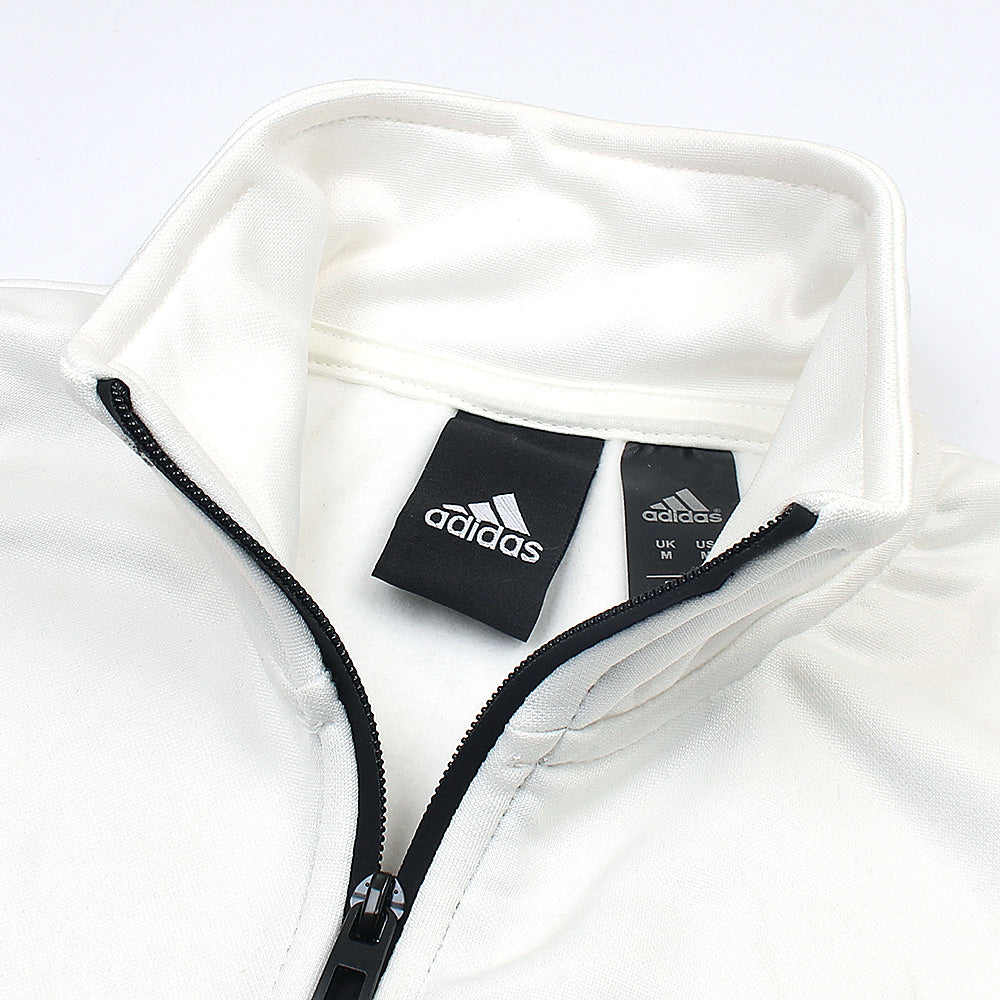 ADDAS Imported Tiro Piping Tracksuit (White&Black)