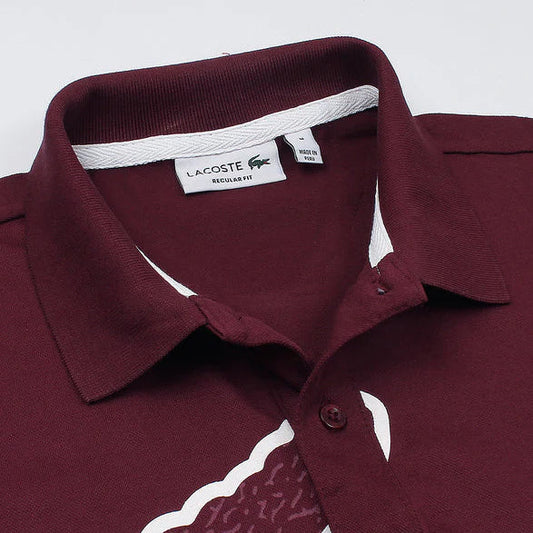 LCSTE Imported Logo Printed Polo (Maroon)