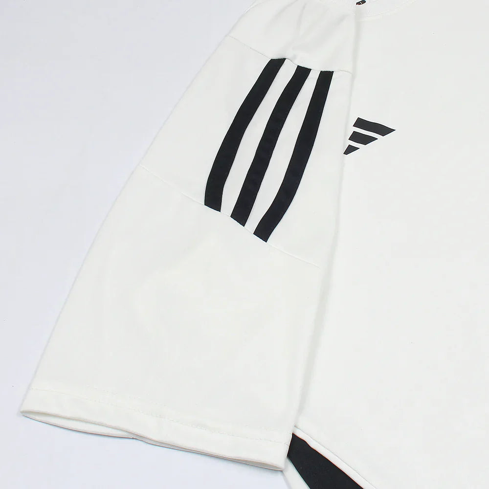 ADDAS PREMIUM DRYFIT TIRO T SHIRT (WHITE)