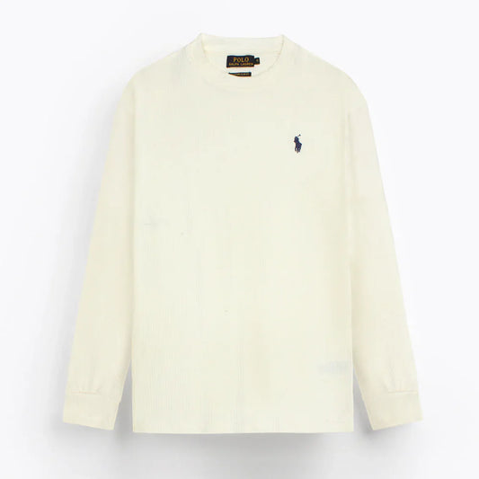 RL PREMIUM S/P THERMAL COTTON DESIGNER SWEATSHIRT (OFF-WHITE)