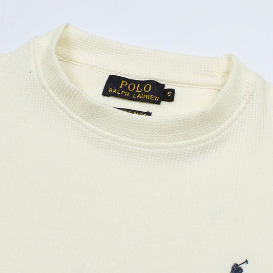 RL PREMIUM S/P THERMAL COTTON DESIGNER SWEATSHIRT (OFF-WHITE)