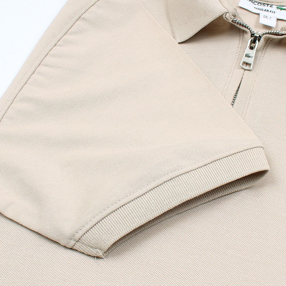 LCSTE Premium Zip Up Polo shirt (Stone)