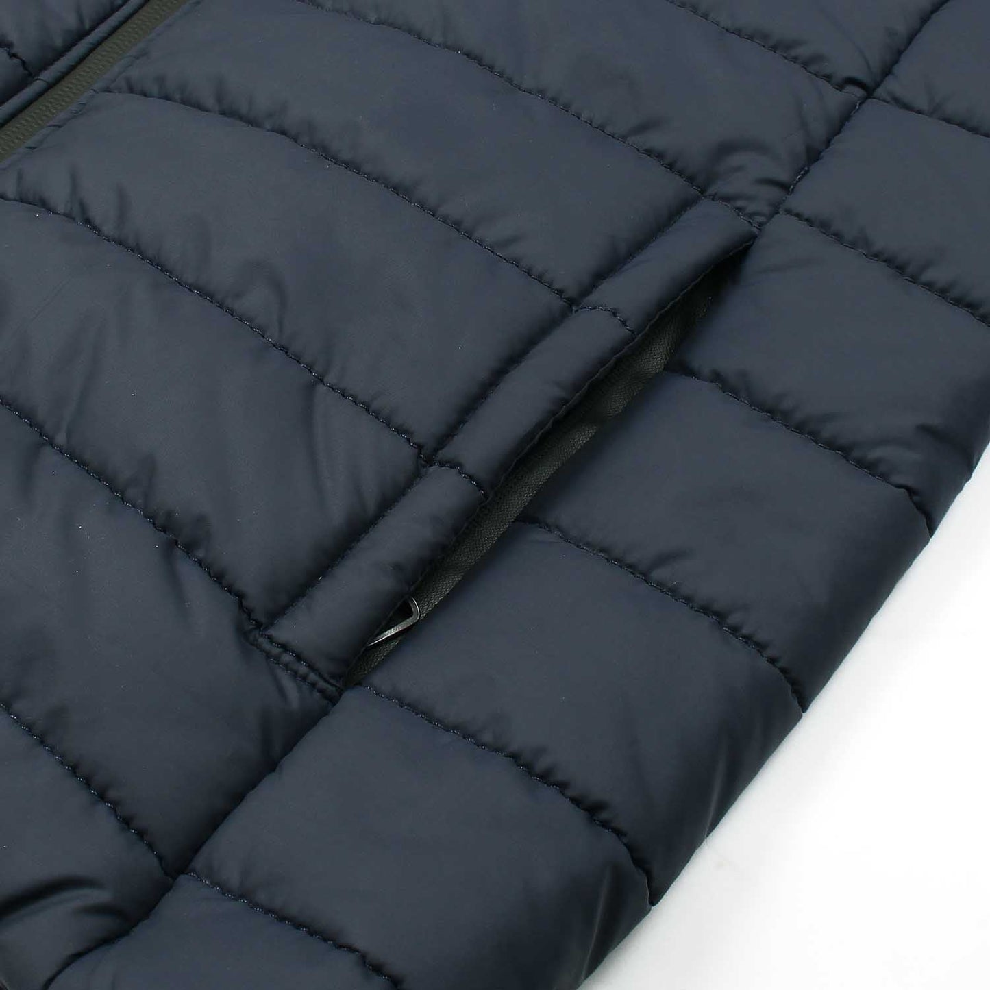 RL premium Small Pony Puffer Jacket (Navy Blue)