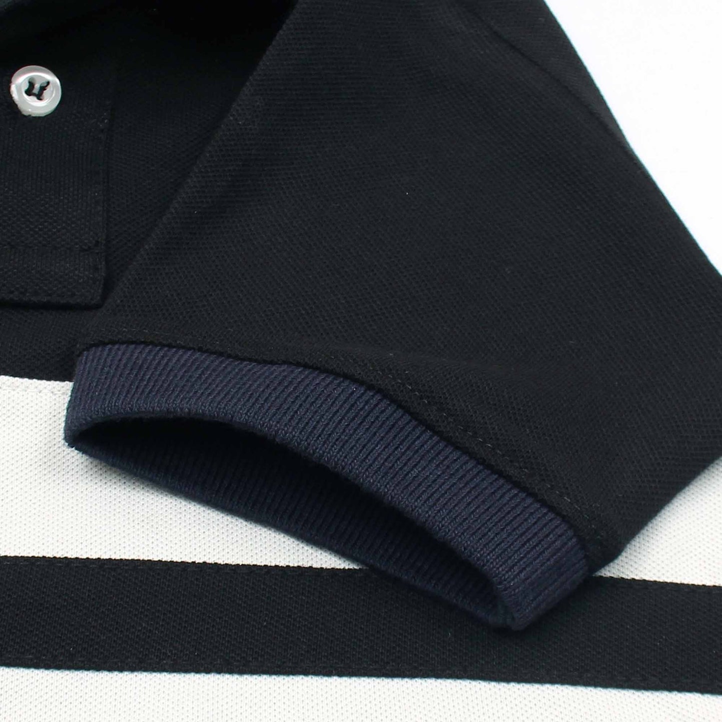 RL Kids Premium Paneled Bear Polo Shirt (Black)