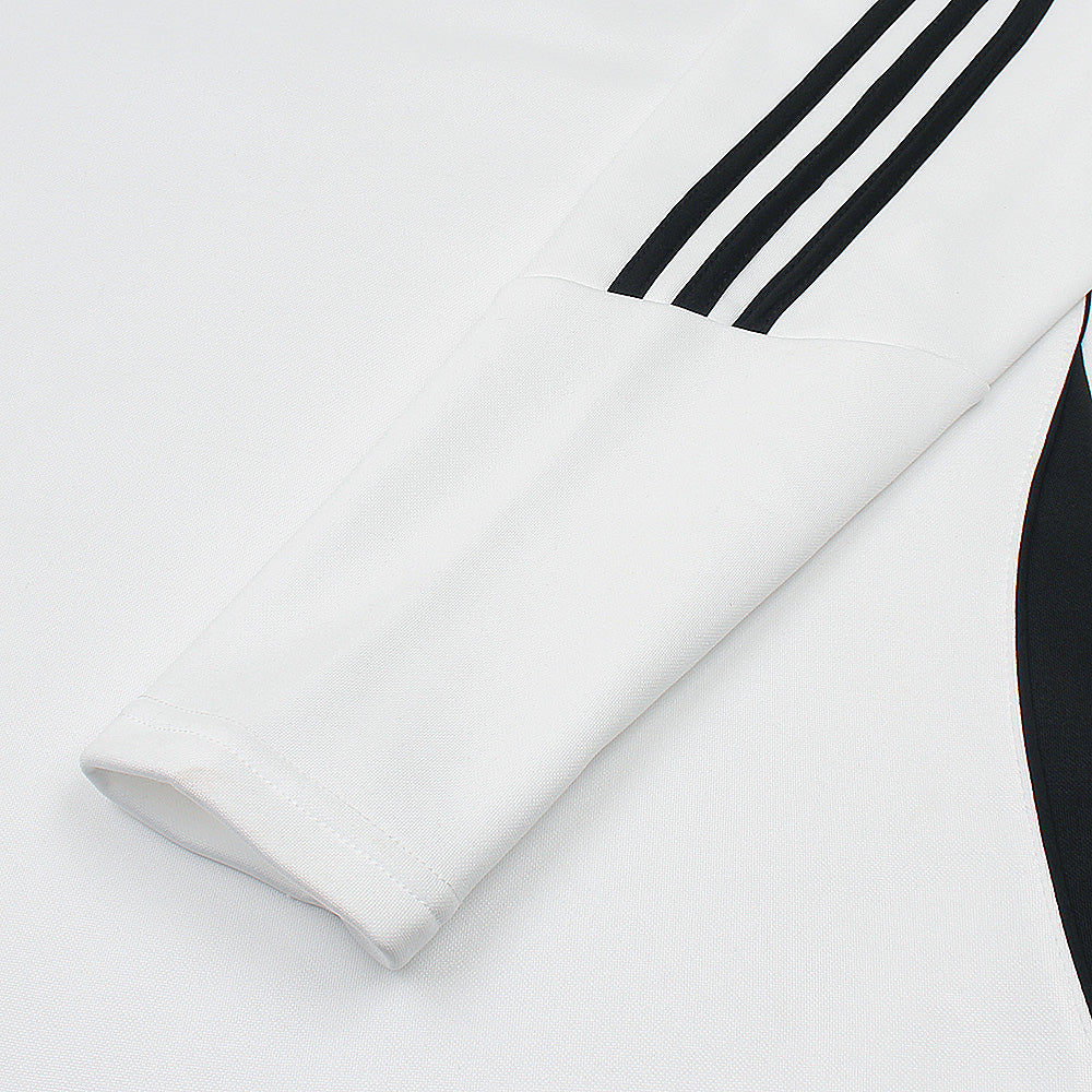 ADDAS Imported Tiro Piping Quarter Zip Tracksuit (White&Black)