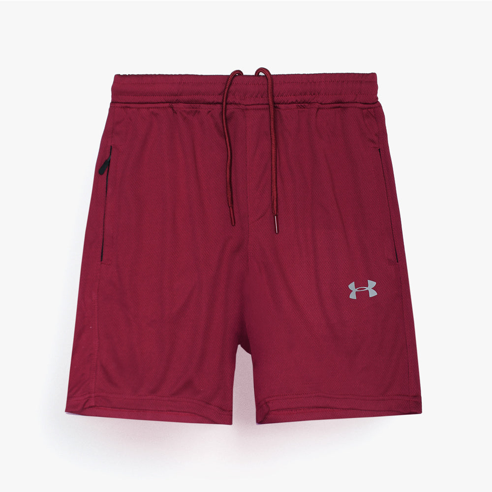 UA Premium Dri Fit Short (Mehroon)
