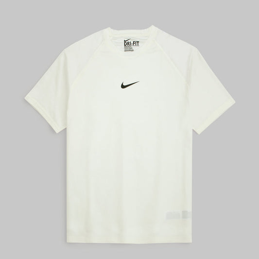 NKE Imported Mesh Shoulder Dri Fit T-Shirt (White)