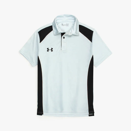 UA PREMIUM DRI-FIT HEATGEAR POLO SHIRT (SKY)