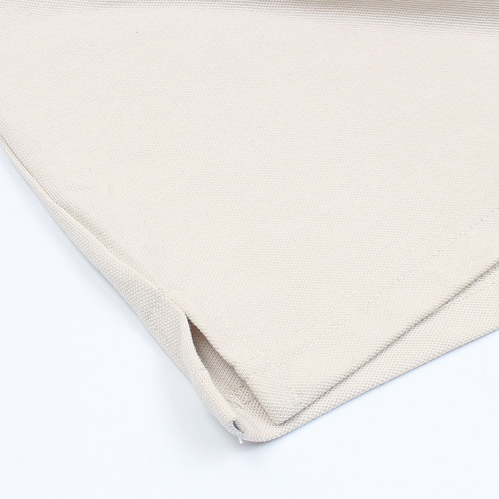 Cotton Eagle Premium Check Collar Polo Shirt (Stone)