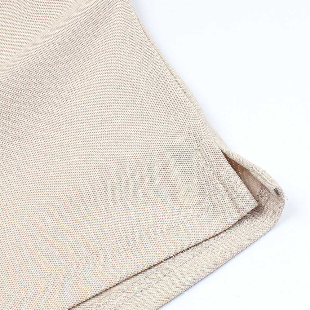 LCSTE Premium Zip Up Polo shirt (Stone)