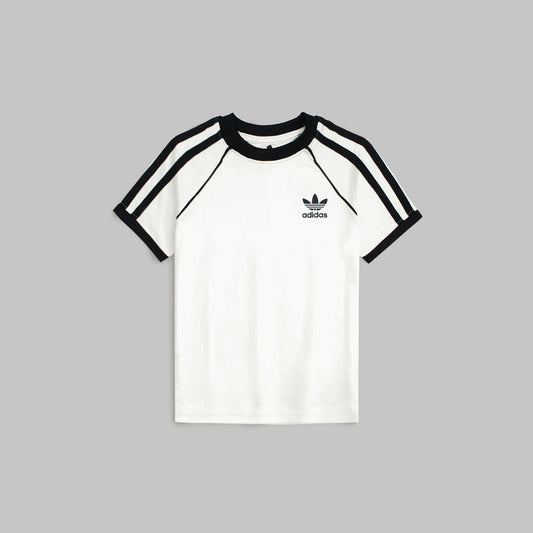 ADDAS PREMIUM KIDS PIPING DRIFIT T SHIRT (WHITE)