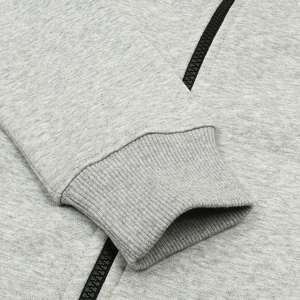 RL Premium Small Pony Cotton Fleece Zipper Jacket (Heather Grey)