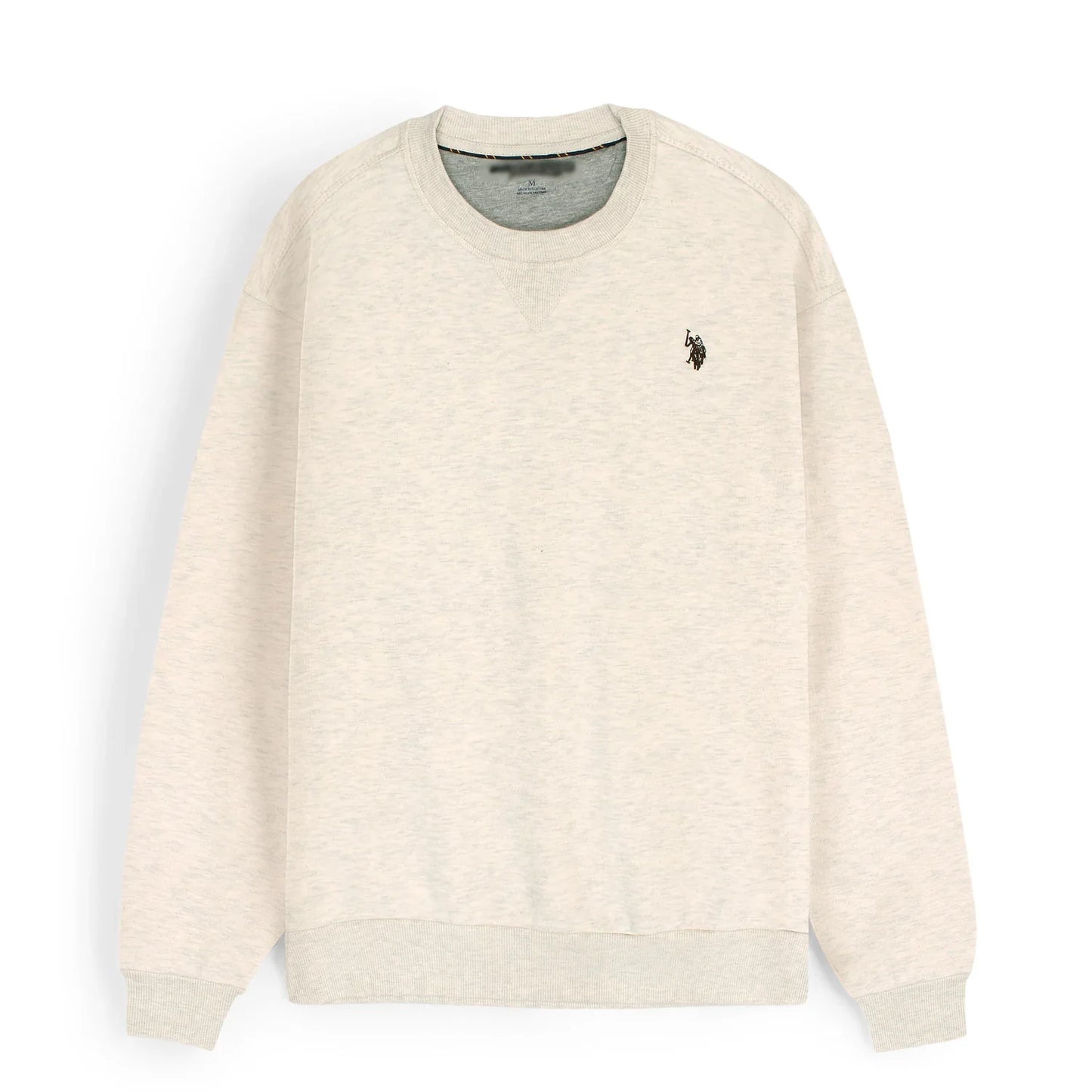 US PLO Original Cotton Fleece Sweatshirt (Off-White)
