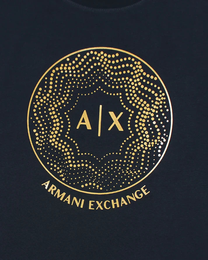 A-X IMPORTED MEN'S GOLD T-SHIRT (NAVY BLUE)