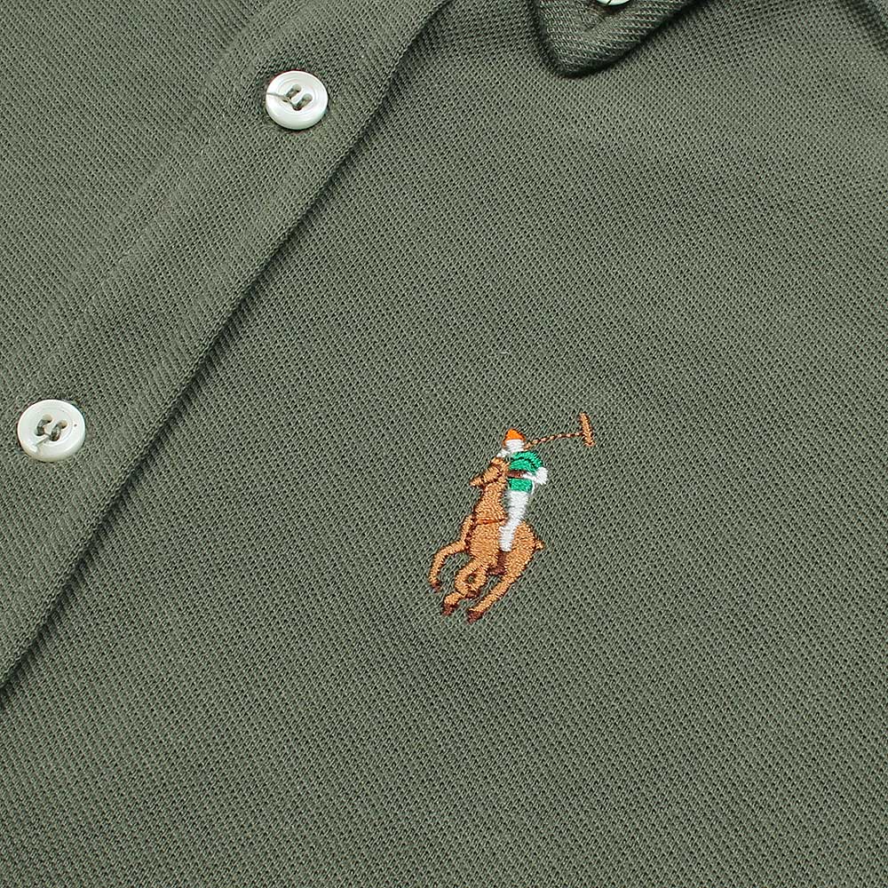 RL IMPORTED KID'S OXFORD BUTTON CASUAL SHIRT (OLIVE GREEN)