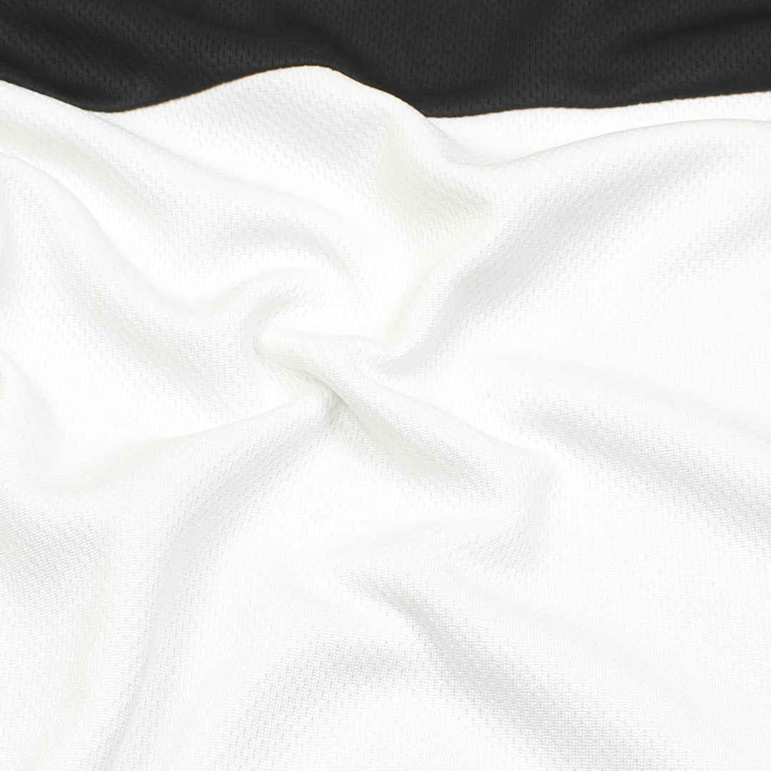 NKE PREMIUM MESH DRI-FIT PANALED POLO SHIRT (WHITE/BLACK)