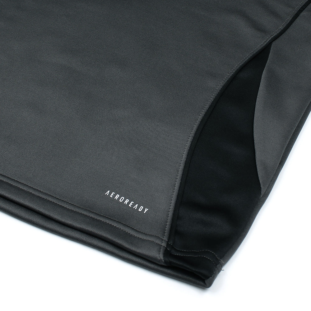 ADDAS Imported Tiro Piping Quarter Zip Tracksuit (Grey)