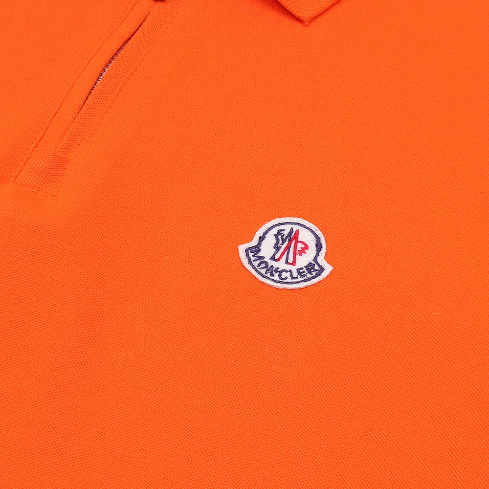MNCLR Premium Zip Up Polo shirt (Orange)