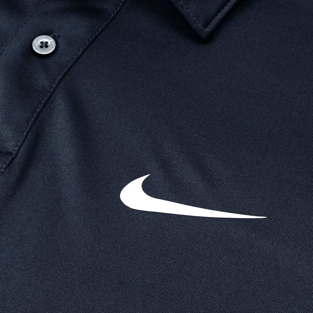 NKE PREMIUM DRI-FIT PIPING POLO SHIRT (NAVY BLUE)