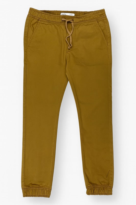 Z.A.R.A Premium Cotton Waist Jogger Trouser (Mustard)