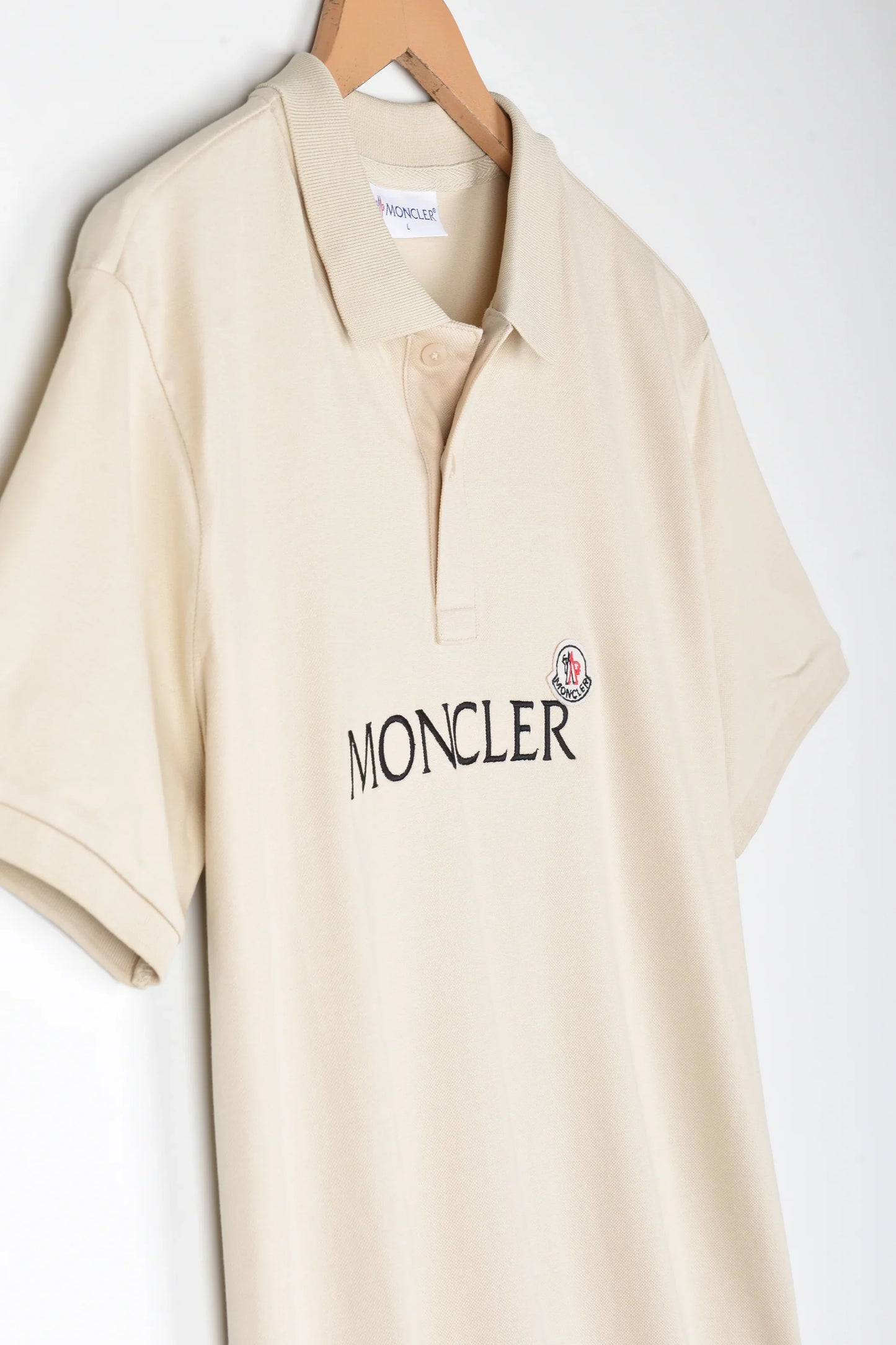 MNCLR Imported Embroidered Logo Polo (Stone)