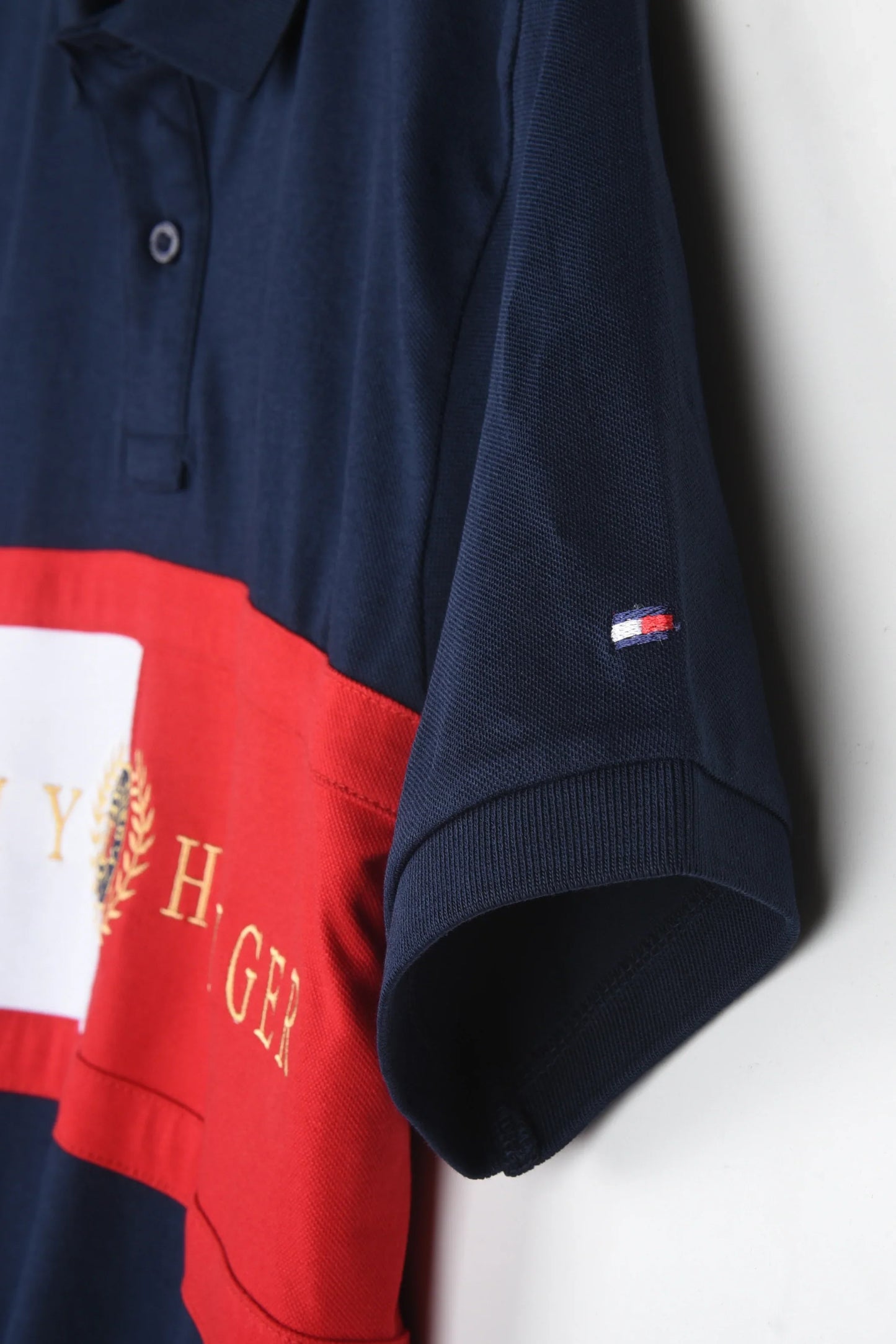 TH Imported Embroidered Logo Polo (Navy Blue)