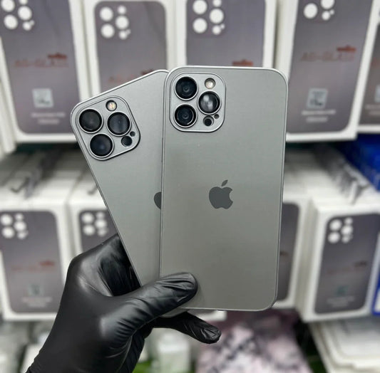AG Glass-Natural Titanium (iPhone 11-15 pro max)