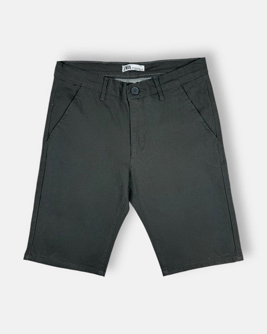 Z.A.R.A Premium Four Pocket Cotton Short (Grey)