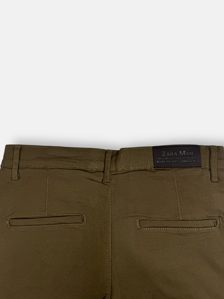 Z.A.R.A Premium Four Pocket Cotton Short (Brown)