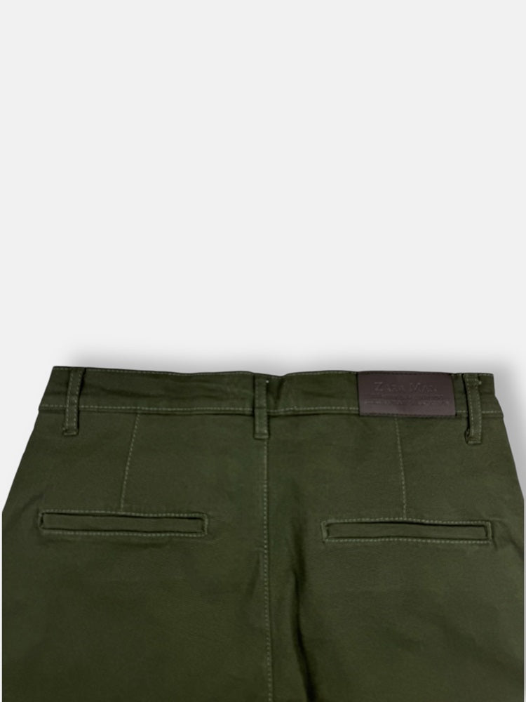 Z.A.R.A Premium Six Pocket Cotton Short (Green)