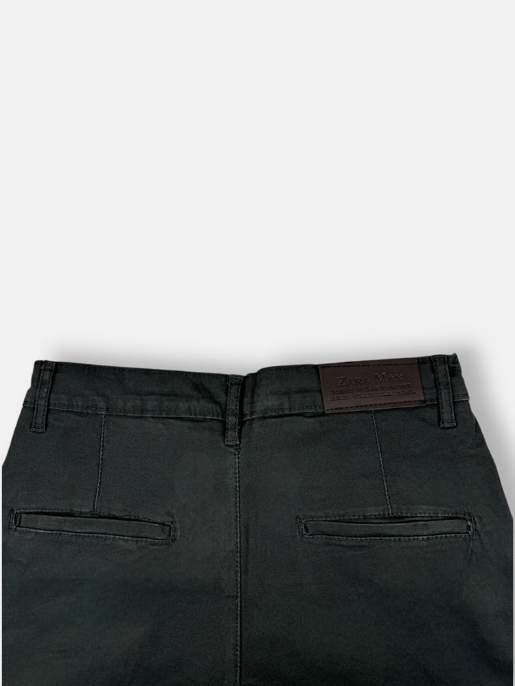 Z.A.R.A Premium Four Pocket Cotton Short (Grey)