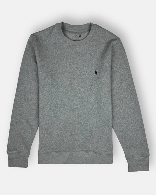 RL Small Pony Cotton terry SweatShirt Heather Grey