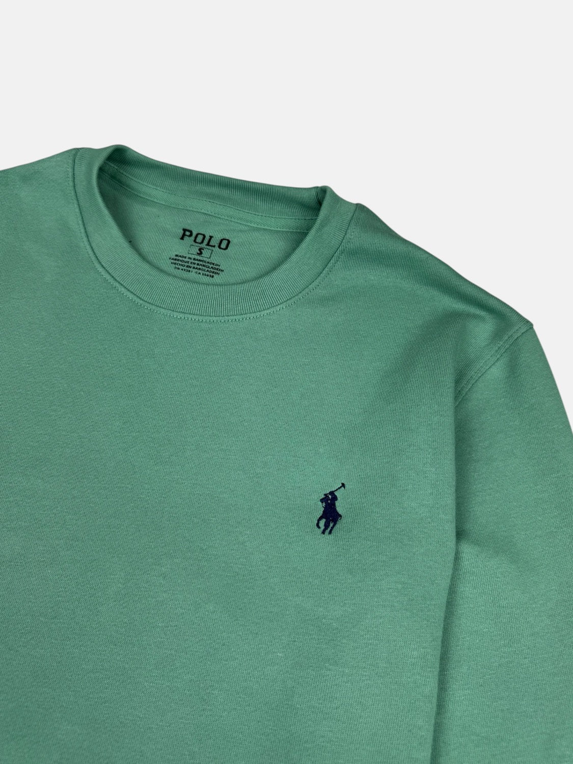 RL Small Pony Cotton terry SweatShirt Teal