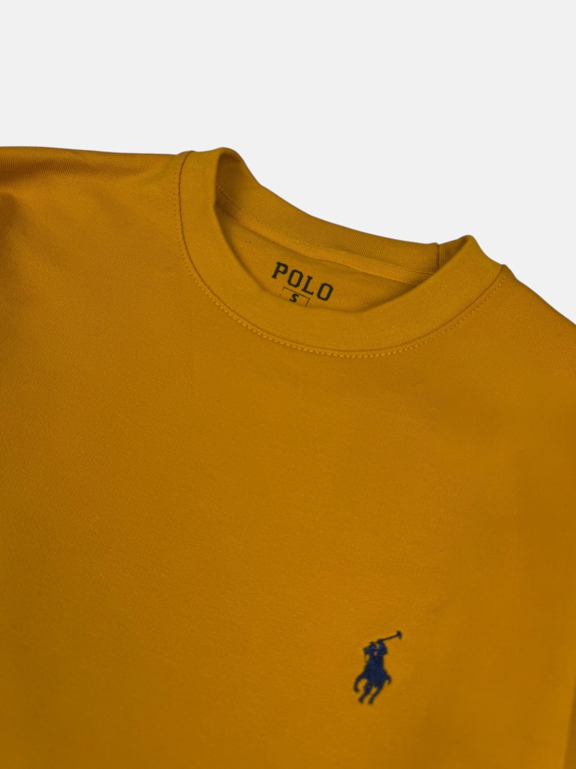 RL Small Pony Cotton terry SweatShirt Mustard