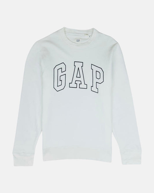 G.A.P Premium Cotton Terry Sweatshirt (White)