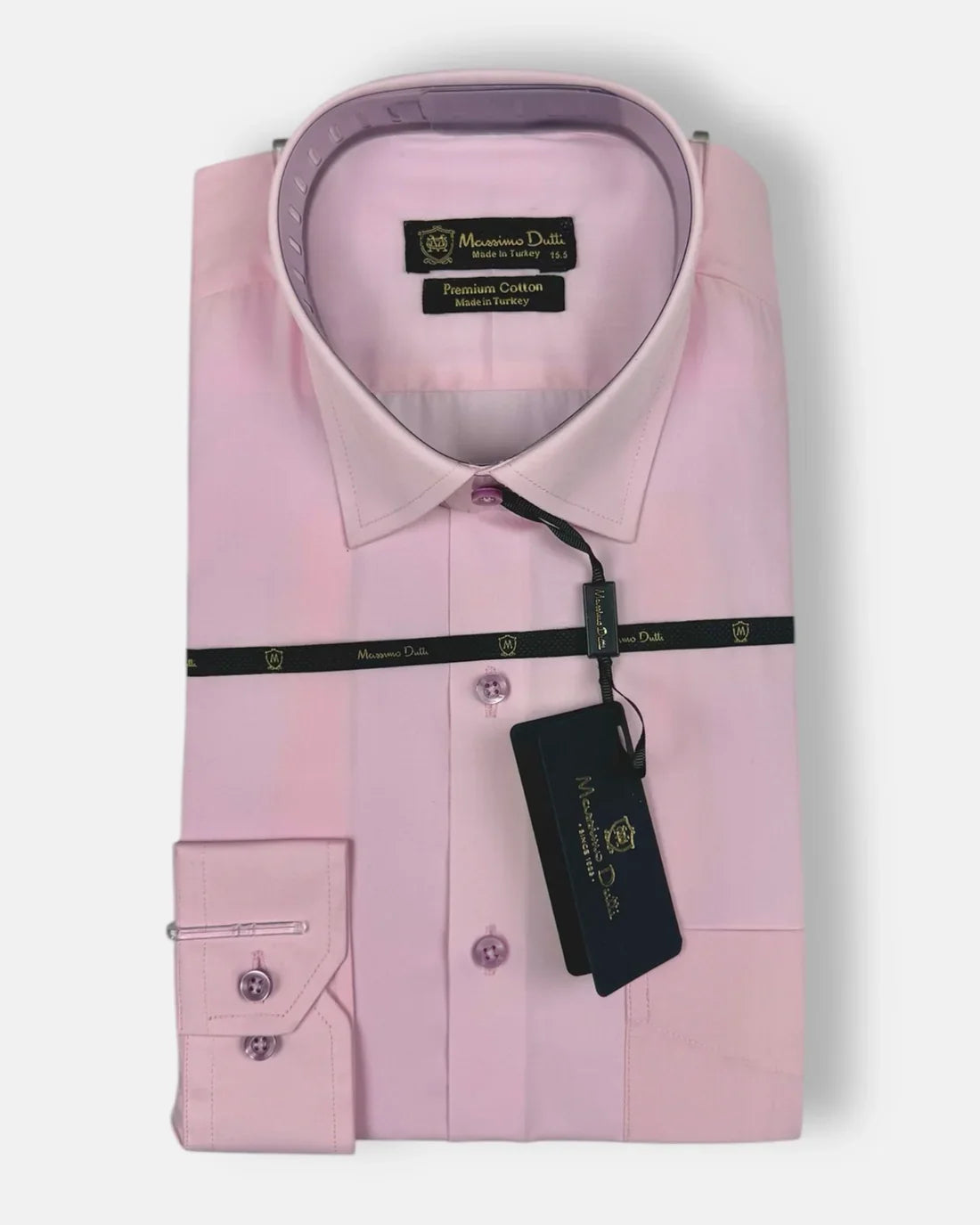 Mussimo Duti Imported Formal Shirt Dobby (Light Pink)