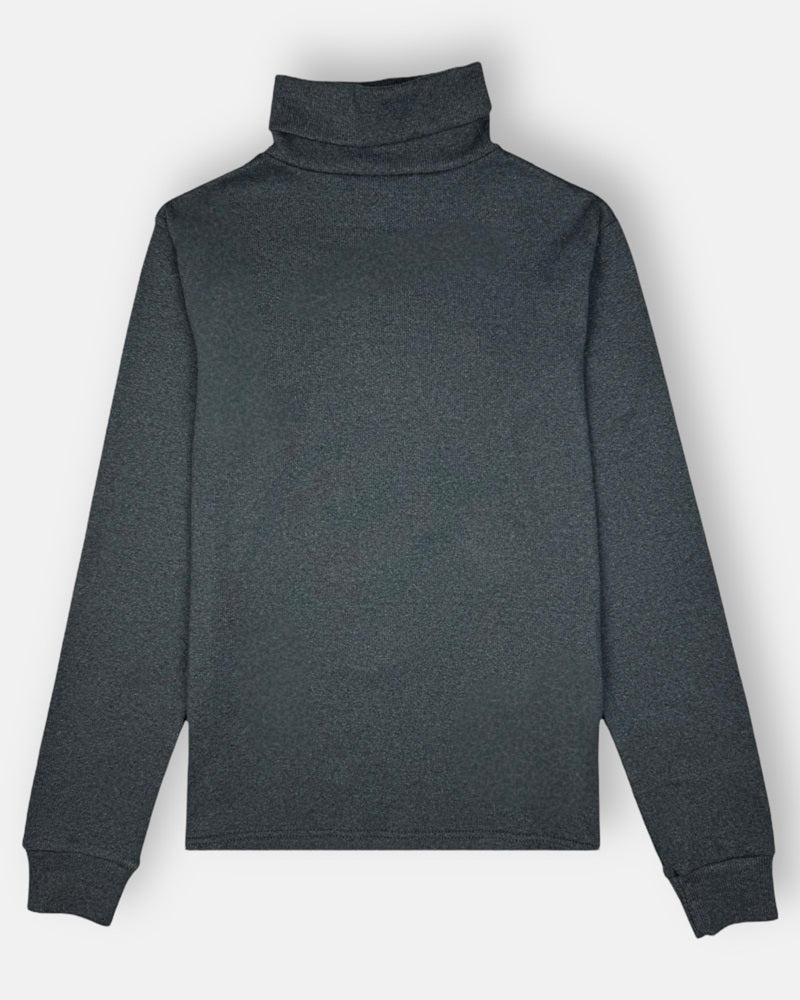 Z.A.R.A Premium Turtle Neck Sweats (Charcoal Black)