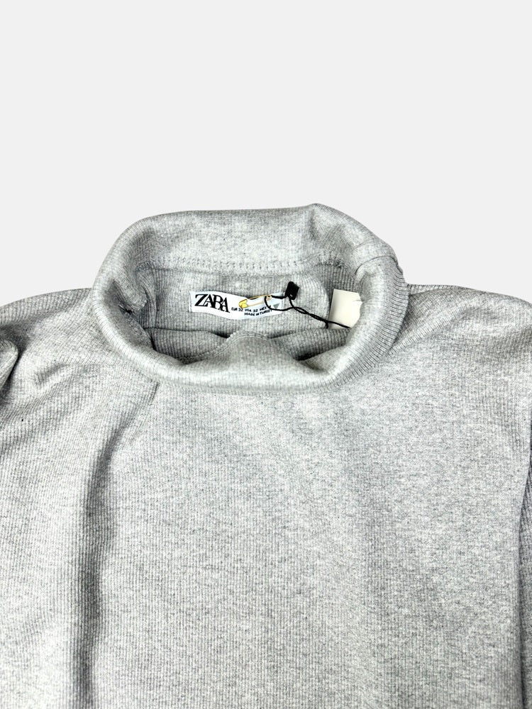 Z.A.R.A Premium Turtle Neck Sweats (Heather Grey)