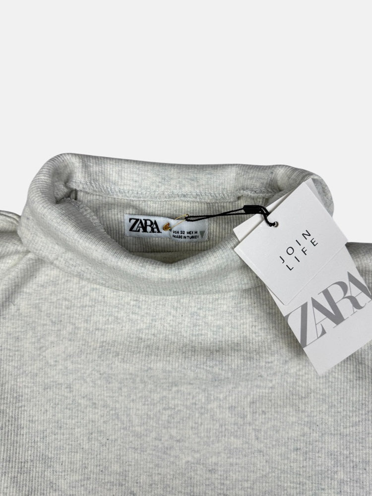 Z.A.R.A Premium Turtle Neck Sweats (Light Grey Melange)