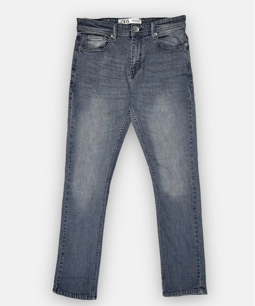 Z.A.R.A Slim Fit Denim Jeans Stone Wash