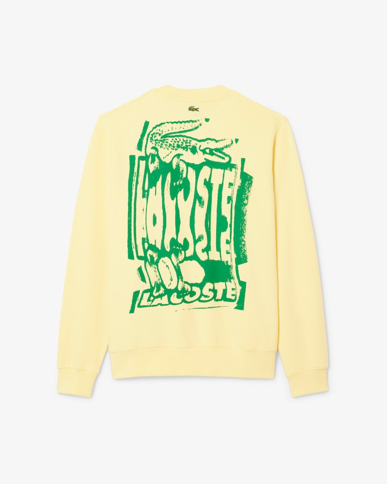 LCSTE PREMIUM COTTON FLEECE GRAPHIC PRINT SWEATSHIRT (LIME)