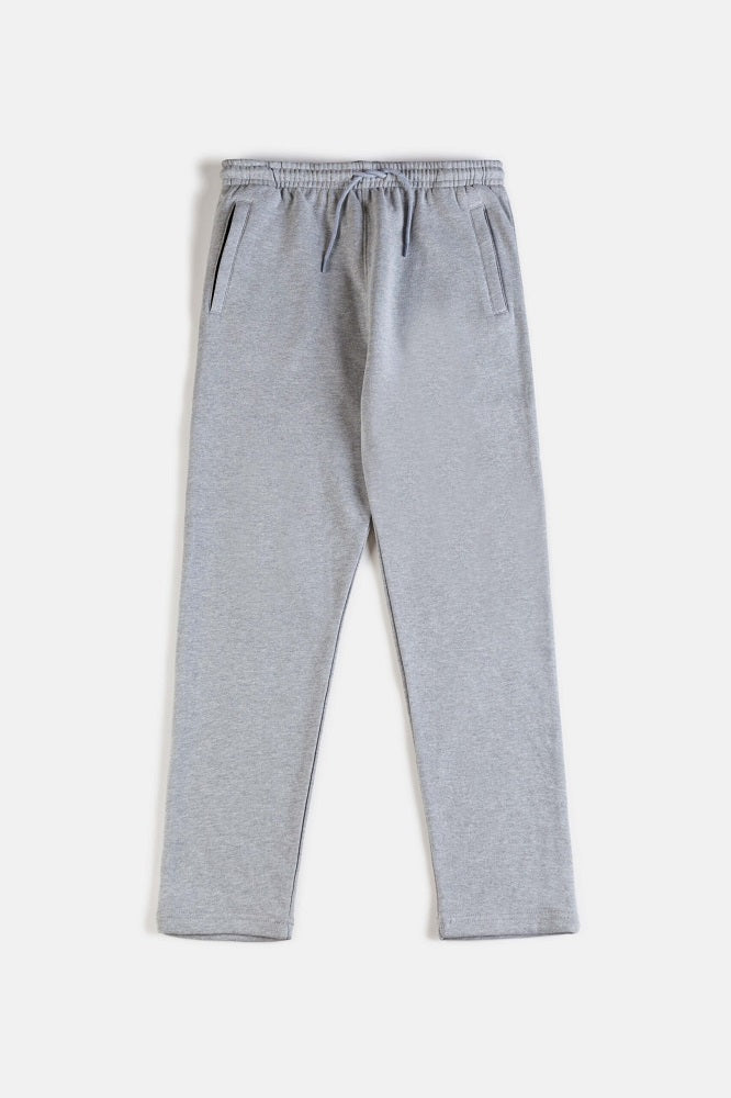 Z.A.R.A Original Fleece Straight Bottom Trouser (Heather Grey)