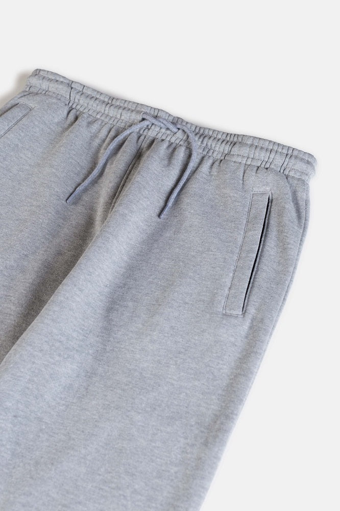 Z.A.R.A Original Fleece Straight Bottom Trouser (Heather Grey)