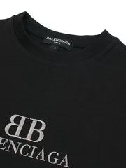 BALNCIAGA IMPORTED OVERSIZED T SHIRT (BLACK)